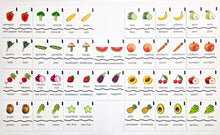 Load image into Gallery viewer, Memory Puzzles: Fruits & Veggies in Spanish and English
