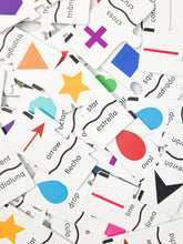 Load image into Gallery viewer, Memory Puzzles: Shapes in Spanish and English