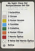 Load image into Gallery viewer, My Sight: Eye Puzzle for the Lightbox (Tactile & Braille) - designed with The American Printing House for the Blind (BUY at APH.org)