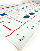 Load image into Gallery viewer, Memory Puzzles: Shapes in English (Tactile & Braille) designed with The American Printing House for the Blind (BUY at APH.org)