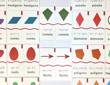 Load image into Gallery viewer, Memory Puzzles: Shapes in Spanish (Tactile & Braille) designed with The American Printing House for the Blind (BUY at APH.org)