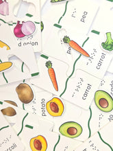 Load image into Gallery viewer, Memory Puzzles: Fruits & Veggies (Tactile & Braille) designed with The American Printing House for the Blind (BUY at APH.org)