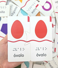 Load image into Gallery viewer, Memory Puzzles: Shapes in Spanish (Tactile & Braille) designed with The American Printing House for the Blind (BUY at APH.org)
