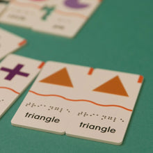 Load image into Gallery viewer, Memory Puzzles: Shapes in English (Tactile & Braille) designed with The American Printing House for the Blind (BUY at APH.org)
