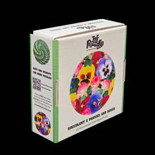 Load image into Gallery viewer, Spiral Succulent x Pansies & Roses: Double-sided Wood Puzzle Edition