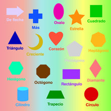 Load image into Gallery viewer, Young Puzzlers: Rainbow Shapes in Spanish (Magnetic)