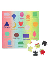 Load image into Gallery viewer, Young Puzzlers: Rainbow Shapes in Spanish (Magnetic)
