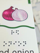 Load image into Gallery viewer, Memory Puzzles: Fruits &amp; Veggies (Tactile &amp; Braille) designed with The American Printing House for the Blind (BUY at APH.org)
