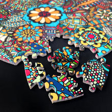 Load image into Gallery viewer, Boho Bouquet: Wood Puzzle Edition
