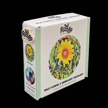 Load image into Gallery viewer, Wild Flower x Iridescent Succulent: Double-sided Wood Puzzle Edition
